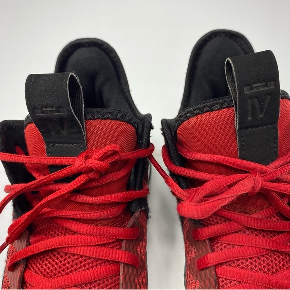 NIKE LEBRON WITNESS 4 Men’s 8.5 Basketball Shoes Red Black Athletic Sneakers - Picture 12 of 15